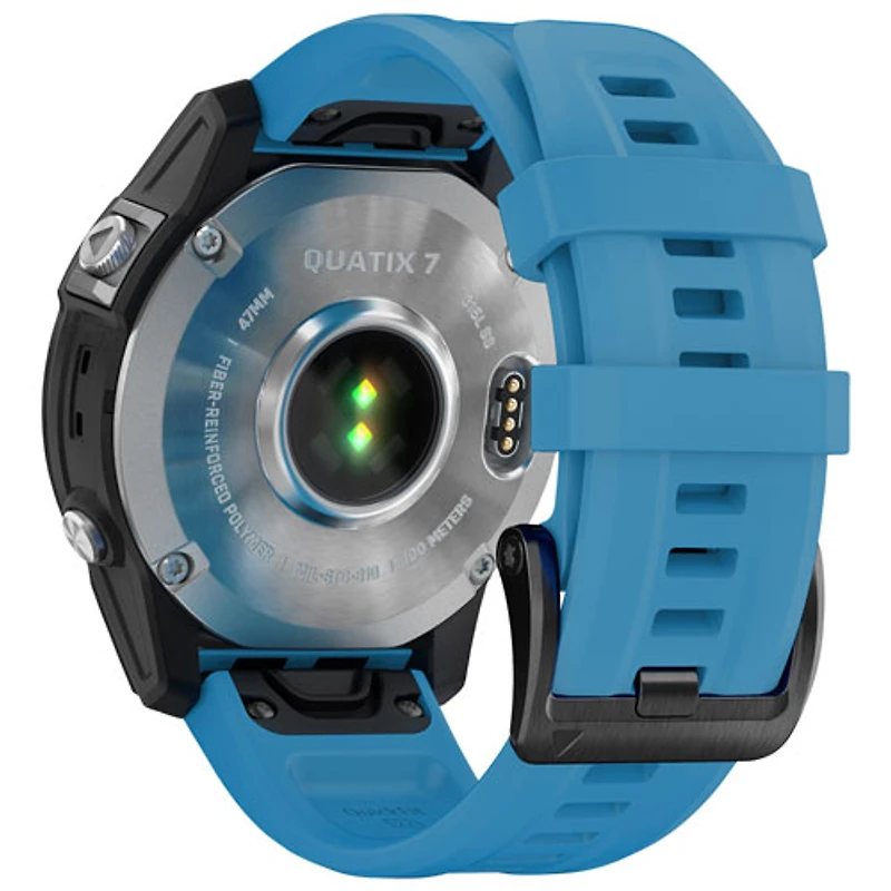 Garmin Quatix 7 47mm Marine Bluetooth Sailing Smartwatch - Cirrus Blue