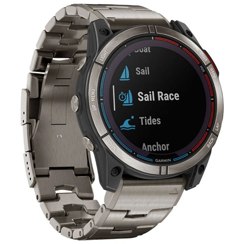 Garmin Quatix 7X 51mm Marine Bluetooth Sailing Smartwatch - Titanium