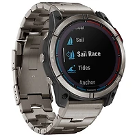 Garmin Quatix 7X 51mm Marine Bluetooth Sailing Smartwatch - Titanium