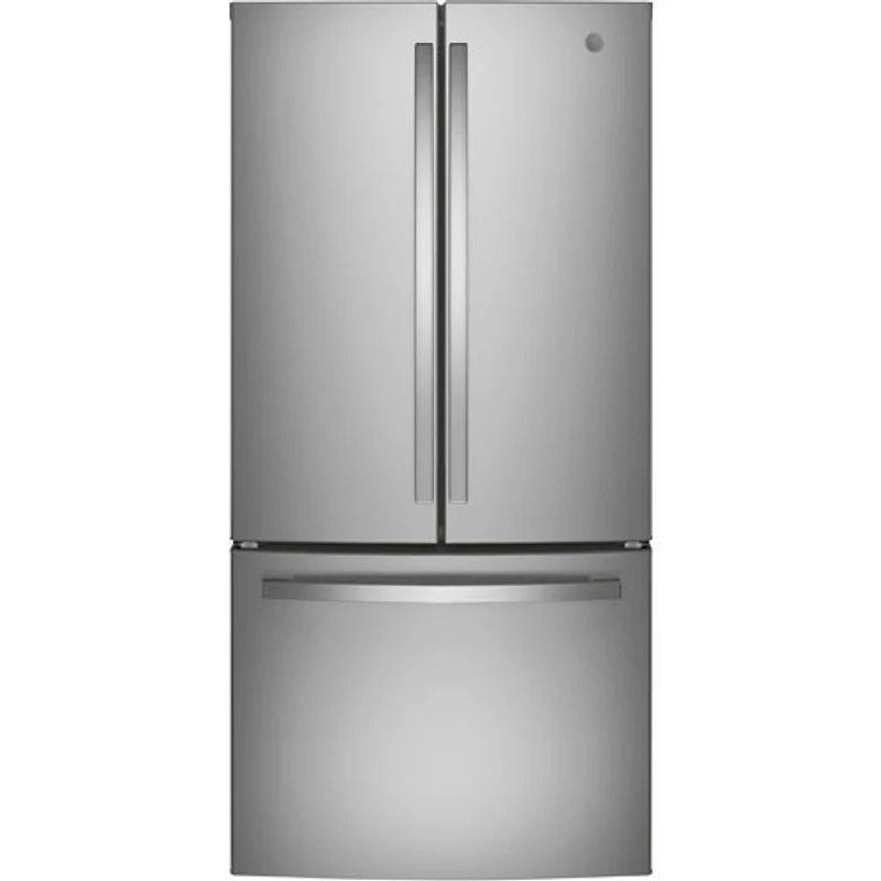 GE 33" 18.6 Cu Ft French Door Refrigerator (GWE19JYLFS) -Stainless Steel -Open Box -Perfect Condition
