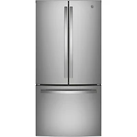 GE 33" 18.6 Cu Ft French Door Refrigerator (GWE19JYLFS) -Stainless Steel -Open Box -Perfect Condition