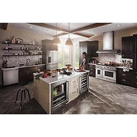 Cellier autonome à deux zones de température de KitchenAid pour 46 bouteilles (KUWR314KSS) - Acier inoxydable