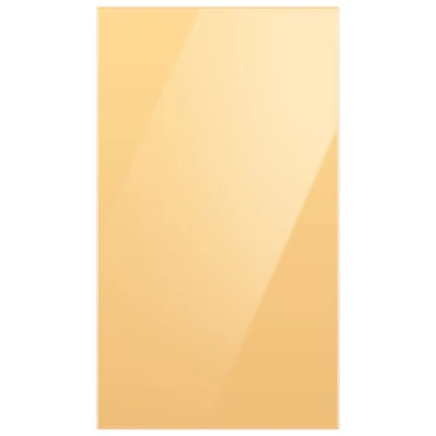 Samsung Panel for BESPOKE 4-Door Flex French Refrigerator - Bottom Panel - Sunrise Yellow Glass