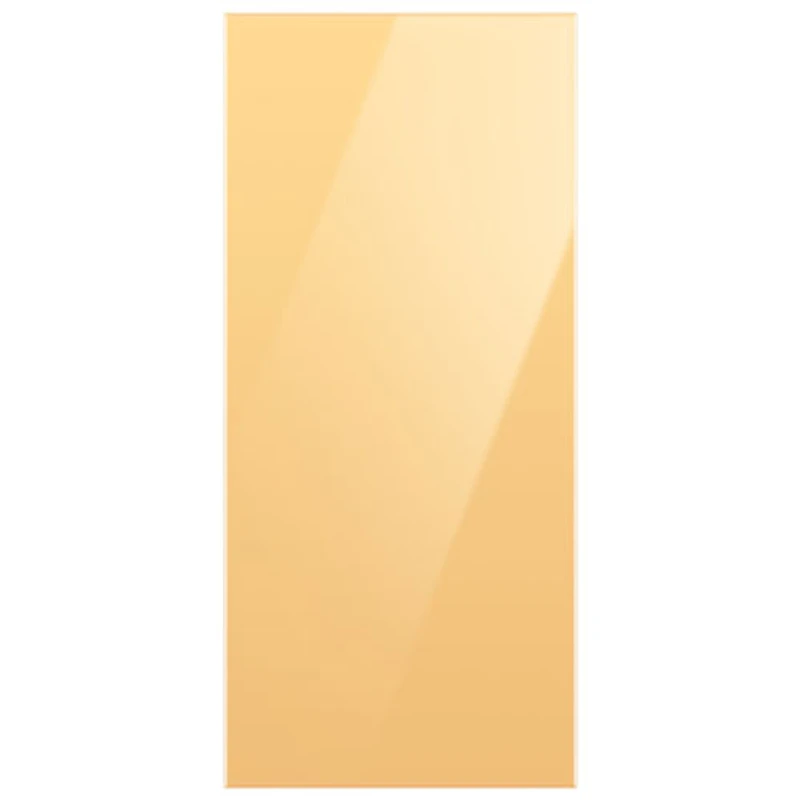 Samsung Panel for BESPOKE 4-Door Flex French Refrigerator - Top Panel - Sunrise Yellow Glass