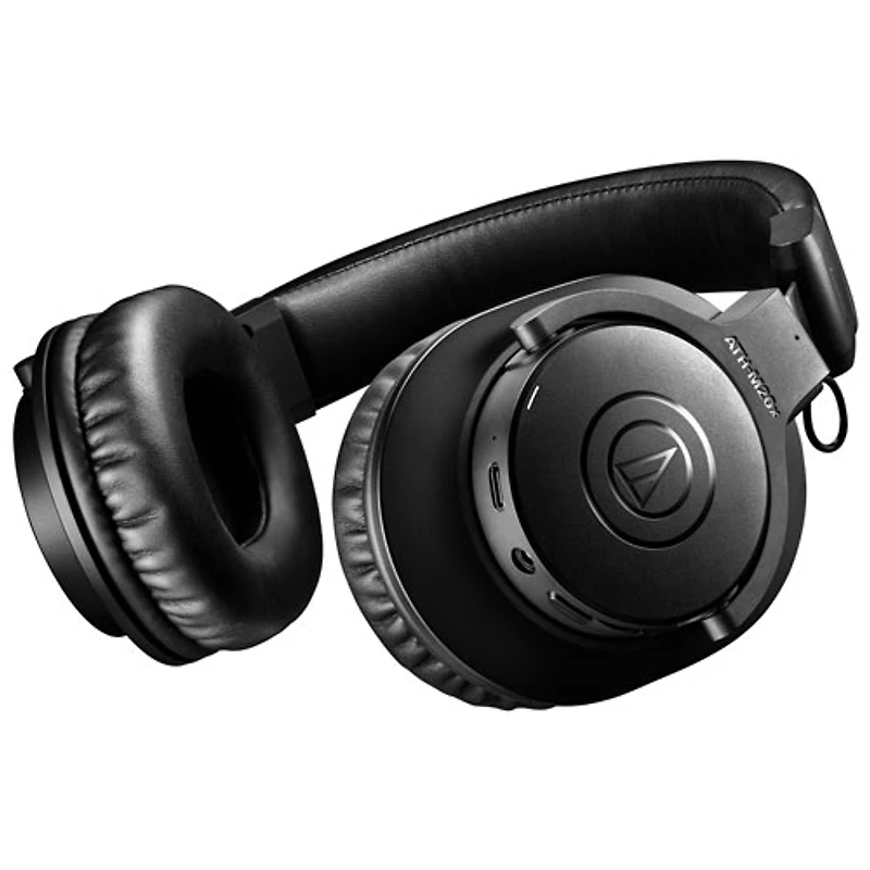 Casque de contrôle Bluetooth à isolation sonore ATH-M20xBT d'Audio Technica - Noir