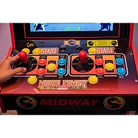 Borne d'arcade Midway Legacy Mortal Kombat édition 30e anniversaire avec base d'Arcade1Up