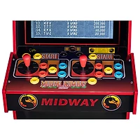 Borne d'arcade Midway Legacy Mortal Kombat édition 30e anniversaire avec base d'Arcade1Up