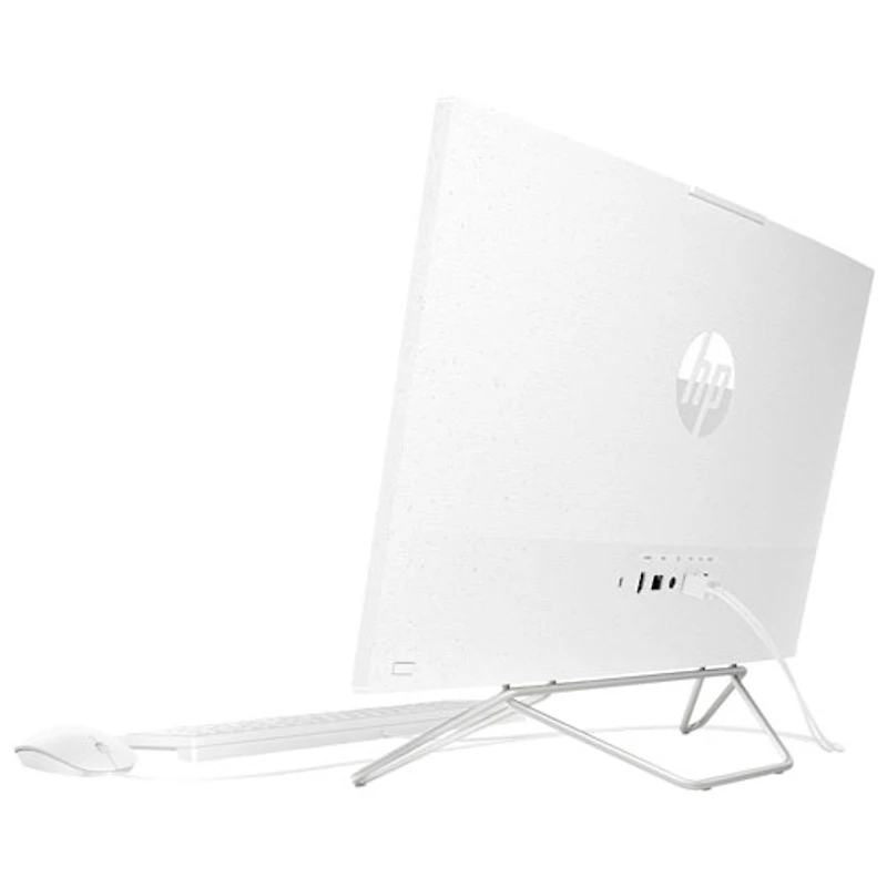 Ordinateur tout-en-un de 23,8 po de HP - Blanc étoilé (Ryzen 3 5300U d'AMD/SSD 256 Go/RAM 8 Go) - Exclusivité Best Buy