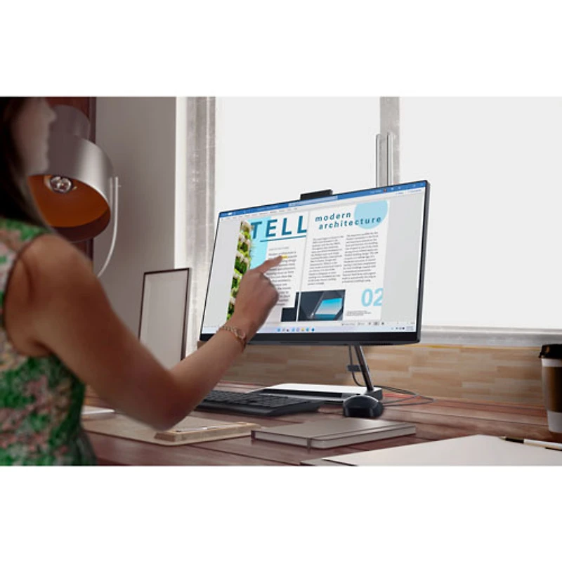 Ordinateur tout-en-un de 23,8 po Ideacentre de Lenovo (Core i5-1240P d'Intel/SSD 512 Go/RAM 12 Go) - Exclusivité Best Buy