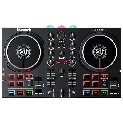Contrôleur pour DJ Party Mix II de Numark avec jeu de lumière intégré