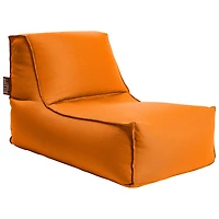 Fauteuil poire contemporain en oléfine Alpine - Orange