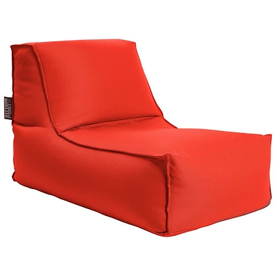 Fauteuil poire contemporain en oléfine Alpine - Rouge