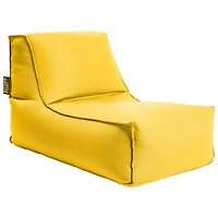 Fauteuil poire contemporain en oléfine Alpine - Jaune