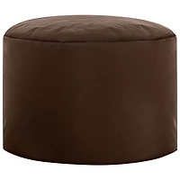Pouf en polyester Dotcom Brava de Gouchee Home - Brun