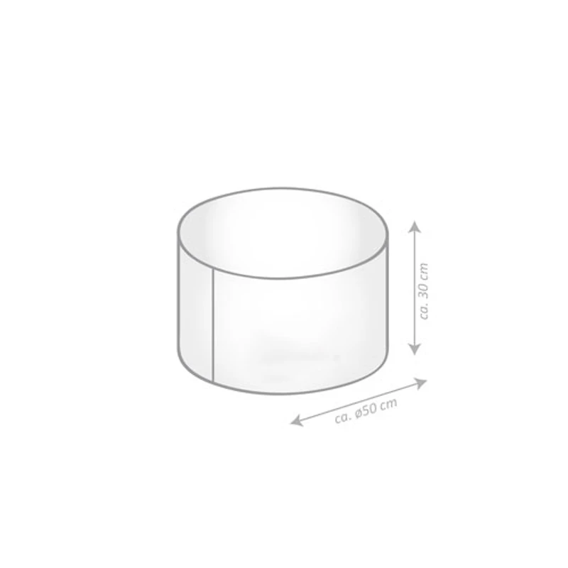 Gouchee Home Dotcom Brava Polyester Pouf - Brown