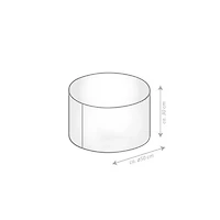 Gouchee Home Dotcom Brava Polyester Pouf - Brown