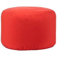 Gouchee Home Soleil Polyester Pouf - Red