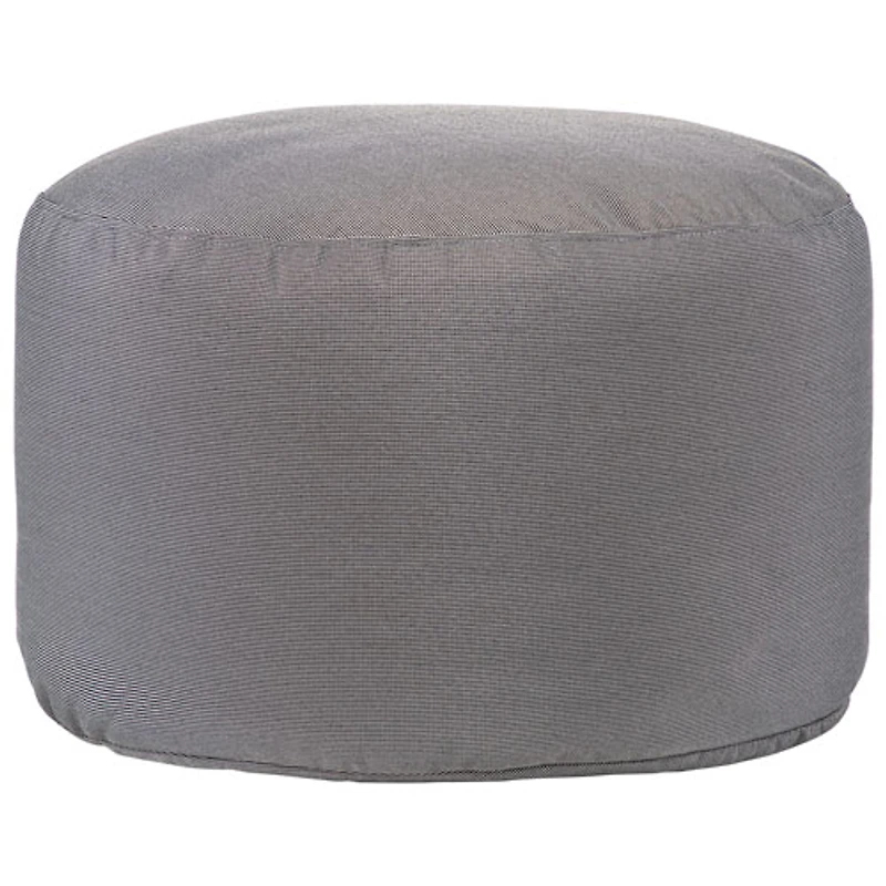 Pouf en polyester Soleil de Gouchee Home - Anthracite