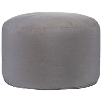 Pouf en polyester Soleil de Gouchee Home - Anthracite