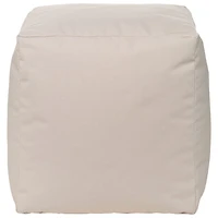 Gouchee Home Cube Soleil Polyester Pouf - Beige