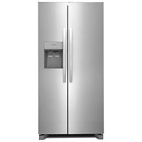 Réfrigérateur à congélateur juxtaposé de 22,3 pi³ et 33 po avec distributeur de glaçons et d'eau de Frigidaire (FRSS2323AS) - Acier inoxydable