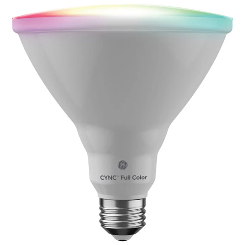 GE Cync Full Colour Outdoor PAR38 Smart LED Light Bulb