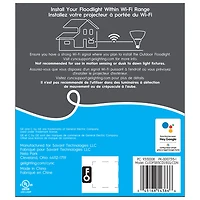 GE Cync Full Colour Outdoor PAR38 Smart LED Light Bulb
