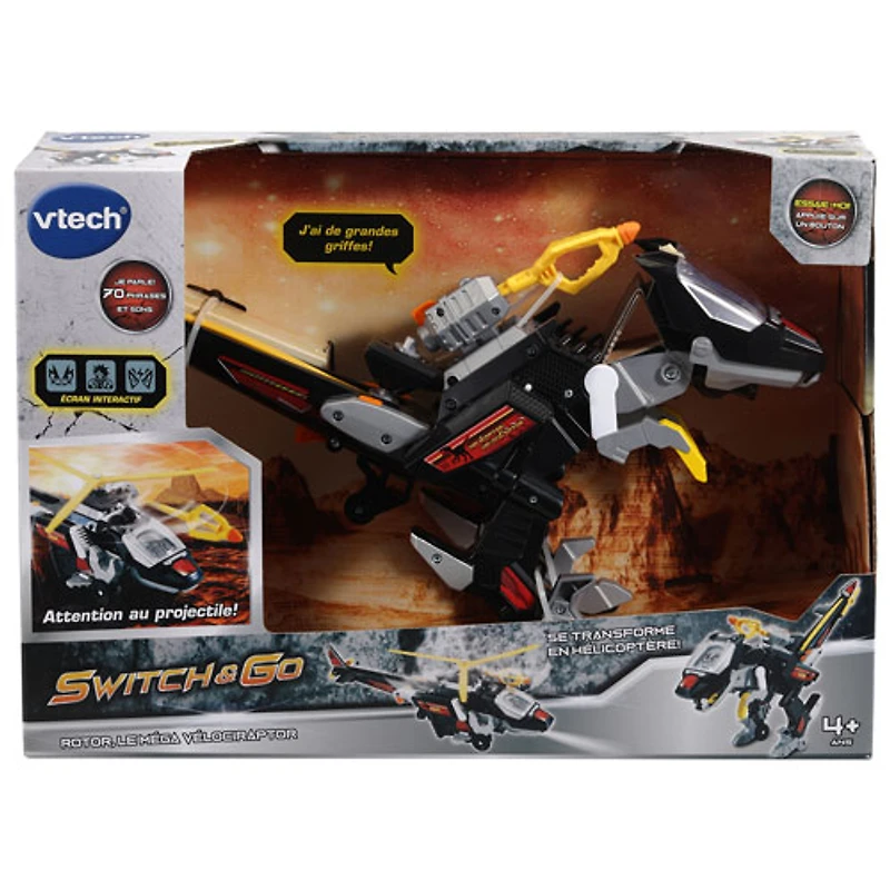 Hélicoptère vélociraptor Switch & Go de VTech - Français