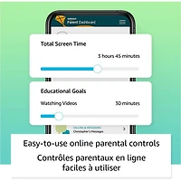Tablette 7 po 16 Go FireOS Fire 7 Kids (2022) d'Amazon à processeur quadruple coeur MTK/MT8168 - Bleu