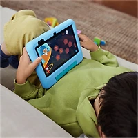 Tablette 7 po 16 Go FireOS Fire 7 Kids (2022) d'Amazon à processeur quadruple coeur MTK/MT8168 - Bleu