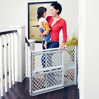 Barrière de sécurité à fixation par pression Supergate Classic de North States - Gris pâle