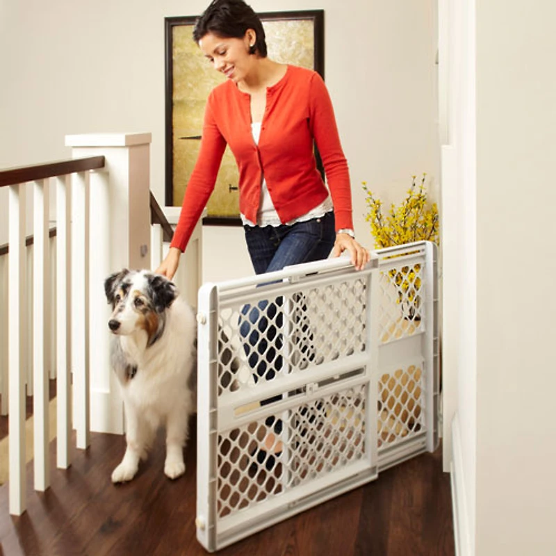 Barrière de sécurité à fixation par pression Supergate Classic de North States - Gris pâle