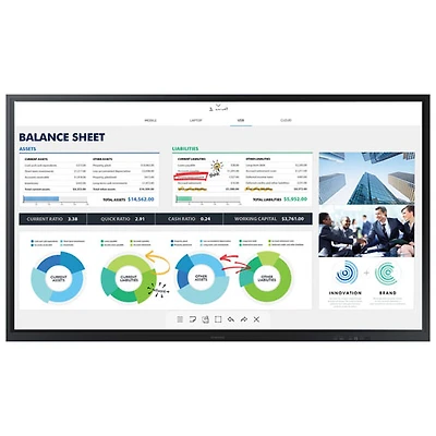Samsung Flip 3 85" 4K UHD Tizen 6.0 Digital Flipchart (LH85WMAWLGCXZC) - English