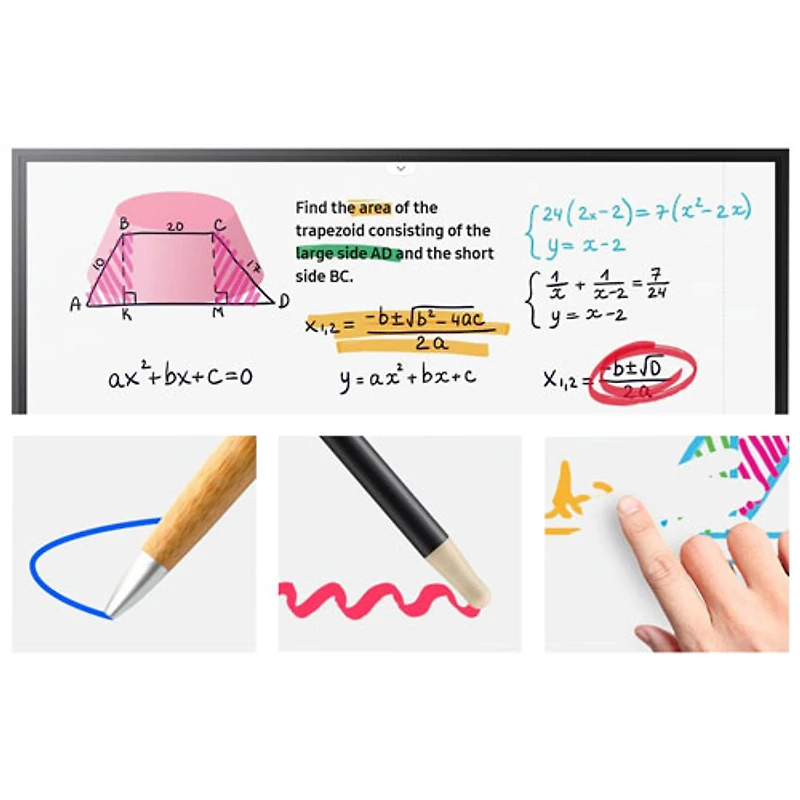 Samsung Flip 3 85" 4K UHD Tizen 6.0 Digital Flipchart (LH85WMAWLGCXZC) - English