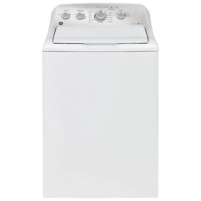 Laveuse chargement par le haut haute efficacité 5,0 pi³ GE (GTW550BMRWS) - Blanc - BO - Parfait état