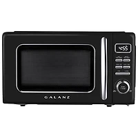 Four à micro-ondes Retro 0,7 pi³ de Galanz (GLCMKZ07BKR07) - Vinyle noir