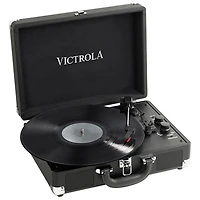 Tourne-disque Bluetooth avec courroie d'entraînement Journey+ de Victrola - Noir