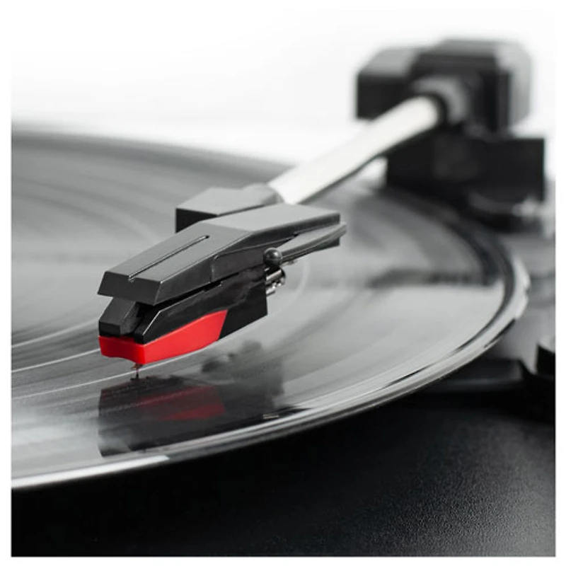 Tourne-disque Bluetooth avec courroie d'entraînement Journey+ de Victrola - Noir