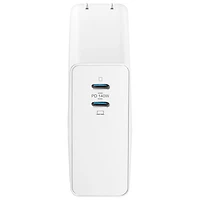 Insignia 140W 2-Port USB-C Wall Charger with 2.4m (8 ft.) USB-C Cable (NS-PW3X4C2W22B-C) - Only at Best Buy