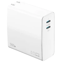 Insignia 140W 2-Port USB-C Wall Charger with 2.4m (8 ft.) USB-C Cable (NS-PW3X4C2W22B-C) - Only at Best Buy