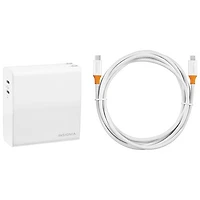Insignia 140W 2-Port USB-C Wall Charger with 2.4m (8 ft.) USB-C Cable (NS-PW3X4C2W22B-C) - Only at Best Buy