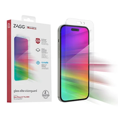 InvisibleShield by Zagg Elite VG Screen Protector for iPhone 14 Pro - Clear