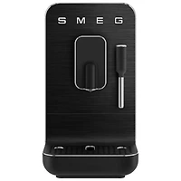 Smeg Automatic Espresso Machine with Frother and Coffee Grinder - Black