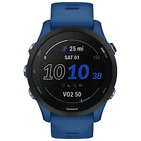Montre intelligente Bluetooth de 46 mm Forerunner 255 de Garmin pour la course - Bleu profond