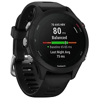 Garmin Forerunner 255S Music 41mm GPS Watch with Heart Rate Monitor - Black