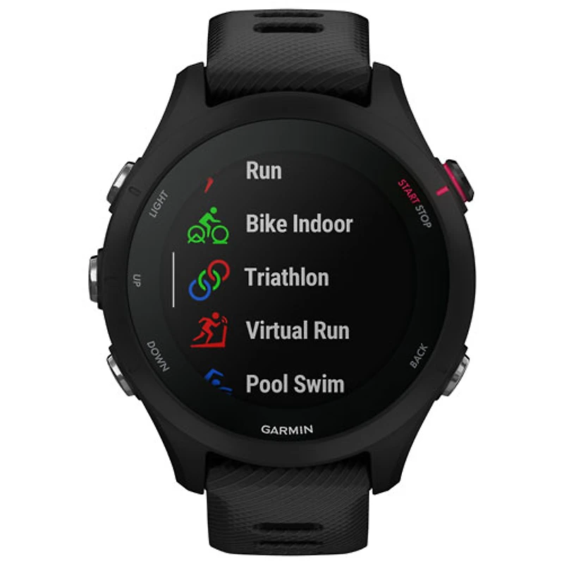 Garmin Forerunner 255S Music 41mm GPS Watch with Heart Rate Monitor - Black