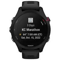 Garmin Forerunner 255S Music 41mm GPS Watch with Heart Rate Monitor - Black
