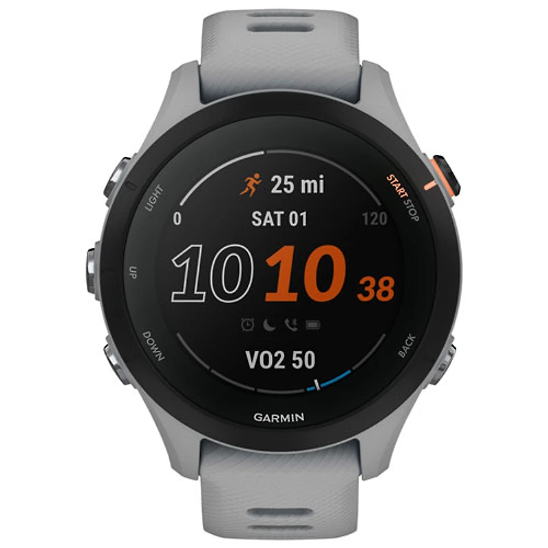 Montre GPS de 41 mm Forerunner 255S avec moniteur de fréquence cardiaque - Gris poudre