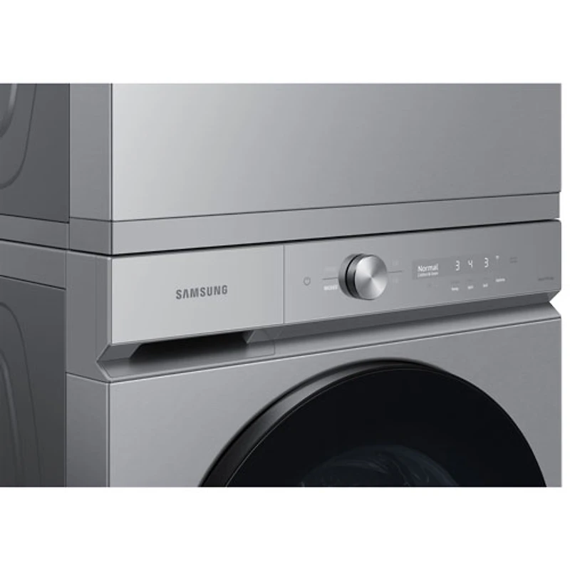 Samsung 7.6 Cu. Ft. Electric Steam Dryer (DVE53BB8700TAC) - Silver Steel