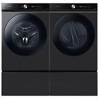 Sécheuse électrique à vapeur de 7,6 pi³ Bespoke de Samsung (DVE53BB8700VAC) - Acier inoxydable noir